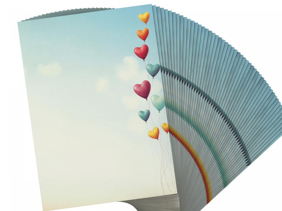 Stationery Love is in the air Writing paper